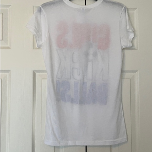 Soccer T-shirt Girls Kick Balls Funny Large Junior - Picture 3 of 4